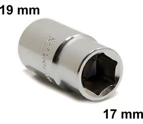 Compass Radmutternschlüssel L teleskopisch 17-19 mm / Werkzeug / Teleskoplänge 35-51 cm / TÜV, GS