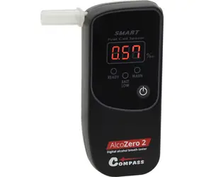 Compass AlcoZero2 CA 20FS / Alkoholtester / elektrochemischer Sensor / Messbereich 0-4 ‰ / Anzeige