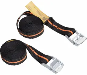 Compass -Zurrgurt 2x2,5m TÜV/GS schwarz-orange / Zurrgurt / 25 mm / 250 daN / 2 Stück