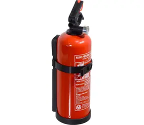 Compass Pulverfeuerlöscher 1 kg ABC / Feuerlöscher / 8A 34 B/C / Mit Halterung