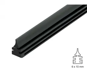 Compass Scheibenwischerblatt 700 mm Silikon schwarz / Scheibenwischerblatt / Ersatzeinsatz / Silikon