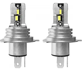 Compass SILVER LED-Lampe H4, 2 Stück / Autolampe / 12 V / 25 W / 2000 lm / 6500 K