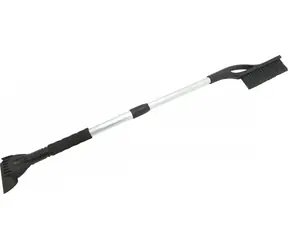 Compass mit Besen, SCHWARZ, teleskopierbar / 77-100 cm / Aluminium, Kunststoff