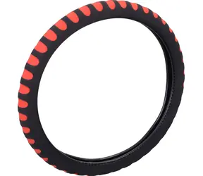 Compass SOFT schwarz-rot / Lenkradbezug / 37-39 cm