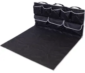 Compass Schutzhülle für Koffer mit Taschen / Kofferdecke / 110 x 100 x 50 cm / 8 Taschen / Klettverschluss