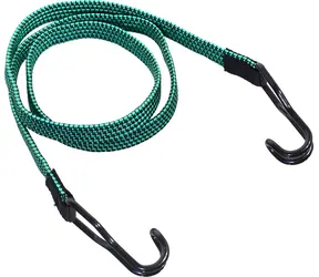 Compass Flexible Klemme FLAT 120 cm grün / Klemmband / 17x4 mm / 2x Metallhaken / Schlaufenklemme