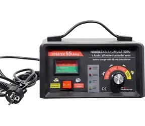 Compass STARTER Autobatterieladegerät / 6/12 V / 10 A / Start 55 A / bis zu 100 Ah