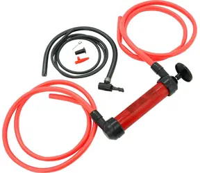 Compass Multifunktionspumpe (Wasser, Luft, Kraftstoff) / Aufblasgerät / Inklusive Adapter und Schläuche / Für Auto und Zuhause