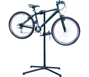 Compass Fahrradmontageständer / Montageständer / Höhenverstellbar 105-155 cm / Tragkraft 20 kg / Gummierte Backen