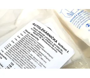 Nachfüllpackung für Auto-Verbandskasten von Compass , Größe I / Nachfüllpackung für Auto-Verbandskasten / Verordnung 206/2018 Slg.