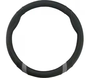 Compass Lenkradbezug TOURING grau / Lenkradbezug / Carbonfaser-Imitation / Für Lenkräder 37-39 cm