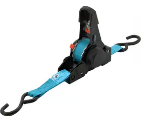 Compass -Befestigungsgurt BLUE WAY 320daN 3,5 m / Gurt / Automatischer Ratschenverschluss / TÜV/GS / Blau