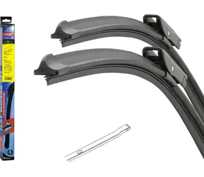Compass Flachset (Schraube) 610+410 mm / Scheibenwischer / flach / Fahrer + Beifahrer