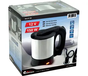 Compass Auto-Wasserkocher 12V / Wasserkocher / Edelstahl / 500 ml / 150 W