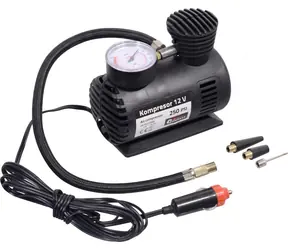 Compass KLASIK / Kompressor / 12 V / 18 bar (250 PSI) / Manometer / Kfz-Ventiladapter