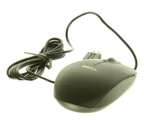 DELL Maus mit 3 Tasten, kabelgebunden / Maus / USB