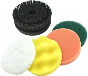 Compass Polierset für MULTI AKU 07265 / Polierset / 100 mm / 5 Stück.