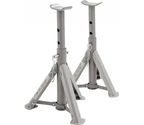 Compass Faltbare Autostützen TÜV/GS / Autostütze / 2 Stück / Höhe 270-370 mm / Tragfähigkeit 2000 kg
