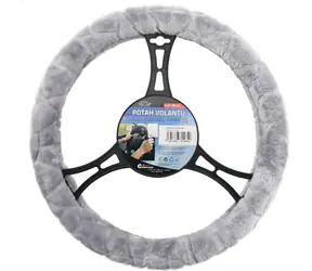Compass Lenkradbezug, glatt, grau / Lenkradbezug / Für Lenkräder mit 37-39 cm