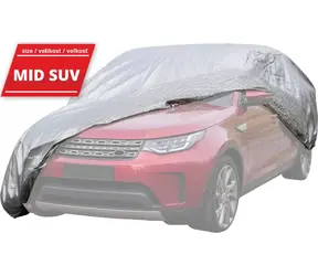 Compass Schutzplane für SUVs (mittelgroß) - Silber-Regen / Schutzplane für PKWs / 480 × 195 × 155 cm / silber