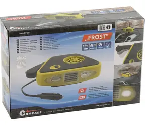 Compass FROST 3in1 / Auto-Heizlüfter / 12V / LED-Licht / Klappgriff