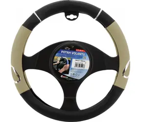 Compass Lenkradbezug Rallye beige / Lenkradbezug / 37-39 cm / glänzendes Zubehör