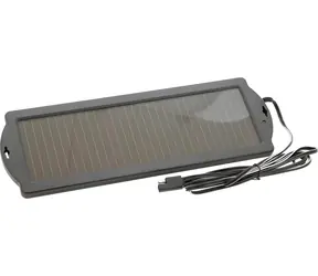 Compass Solar-Autobatterieladegerät 1,8 W / Ladegerät / Erhaltungsladegerät / 12 V / mit Klemmen und Stecker (12 V)