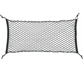 Compass Flexibles Befestigungsnetz schwarz / Befestigungsnetz / 90x50 cm / 4 Befestigungshaken