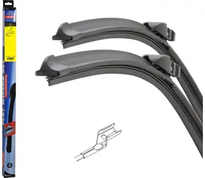 Compass FLAT 750+510 mm / Flachwischer / Fahrer- und Beifahrerseite / CUBE-Adapter / Ford Transit