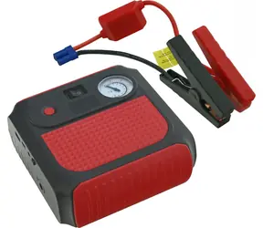 Compass Kompressor + Starthilfe-Powerbank 8.000 mAh / Starthilfe-Powerbank mit Kompressor / 500 A / USB-Ladefunktion