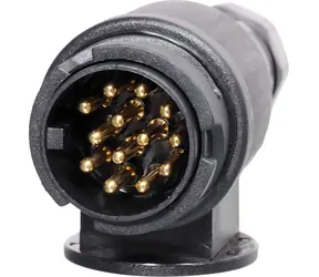 Compass 13-poliger Anhängerkupplungsstecker aus Kunststoff / Stecker / DIN 11446 / 12-24 V