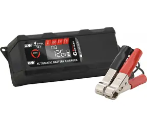 Compass Mikroprozessor-Autobatterieladegerät 4A 12V LCD / Autobatterieladegerät / PB/GEL/AGM/LiFePO4 / IP65