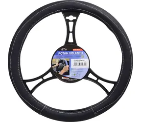 Compass CLASSIC schwarz / Lenkradbezug / O 37-39 cm