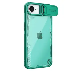 Nillkin Iceblade Prop grün / Schutzhülle / für Apple iPhone 16e, 17e / mit Objektivschutz / Ständer