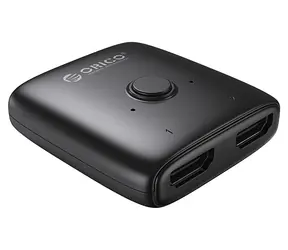 Orico AS2-A1 schwarz / HDMI-Splitter / bidirektional / 2 Anschlüsse