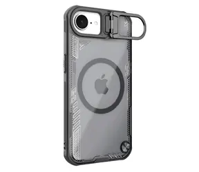 Nillkin Iceblade Prop Magnetische Hülle für Apple iPhone 16e/17e, schwarz / Hülle / MagSafe / Ständer