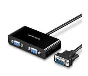 Ugreen 40254 schwarz / VGA auf 2x VGA Splitter / 1920x1440 60Hz
