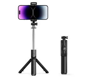 Orico SPV68 schwarz / Selfie-Stick mit Stativ / Bluetooth / 360°-Drehung / 68 cm