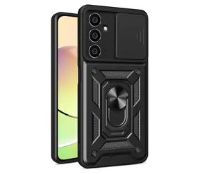 Hurtel Hybrid Armor Camshield schwarz / Schutzhülle / Kameraschutz / Samsung Galaxy M54