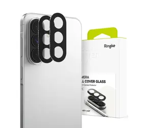 Ringke Kamera-Vollschutzhülle, 2 Stück, schwarz / Kameraschutzglas / Samsung Galaxy A37, A57 5G