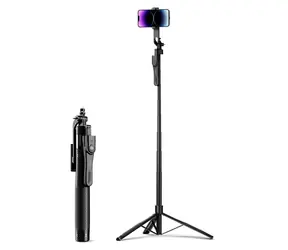 Orico SPM215 schwarz / Selfie-Stick mit Stativ / Bluetooth 5.2 / 360°-Drehung / 1/4"