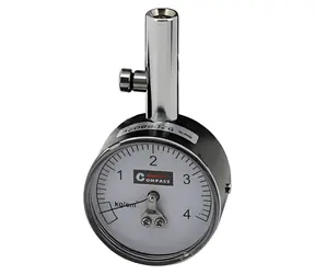Compass PROFI / Reifendruckmesser / 0,3-4 atm / Metallgehäuse