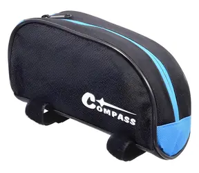 Compass Gabeltasche schwarz-blau / Fahrradtasche / 1 l / 18 × 9 × 7 cm