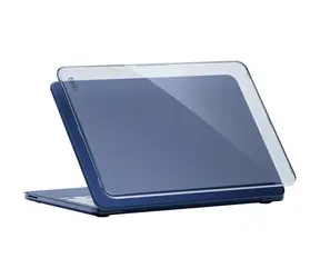 UNIQ Vero halbtransparente dunkelblaue Hülle für Apple MacBook Neo