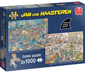 JUMBO Puzzle JvH Renovierungs- und Heimwerkerladen / 2 × 1000 Teile / ab 15 Jahren