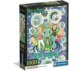 Clementoni Puzzle Rick & Morty: Multiversum Collage / 1000 Teile / ab 14 Jahren