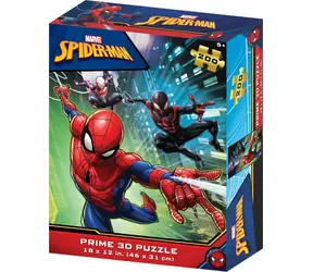 Prime 3D-Puzzle Spiderman 3D / 200 Teile / 3D-Effekt / 31 x 46 cm