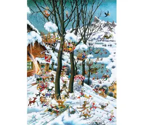 HEYE Puzzle Paradies: Im Winter / 1000 Teile / 50 x 70 cm
