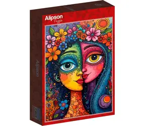 ALIPSON Puzzle Buntes Duo / 1500 Teile / 61 × 85 cm