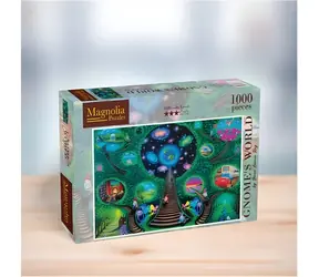 MAGNOLIA Puzzle Das Reich der Zwerge / 1000 Teile / 68 x 48 cm